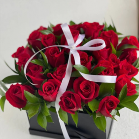  Ümraniye Çiçekçi Aşk Dolu Kutu 25 Kırmızıgül