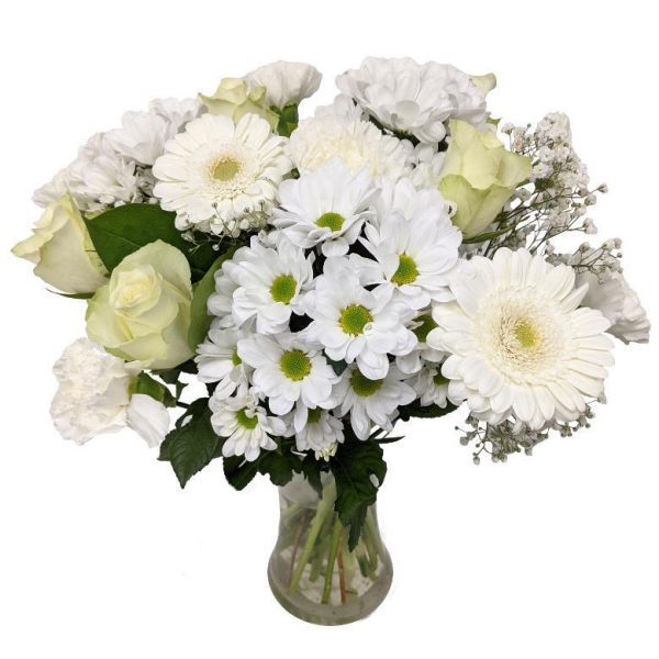 Altunizade Çiçek Siparişi Beyaz Çiçek Vazosu